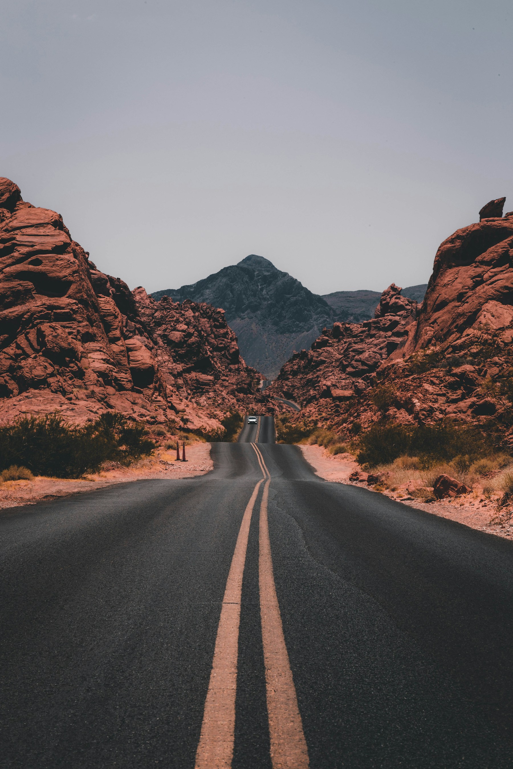 Cinematic desert landscape